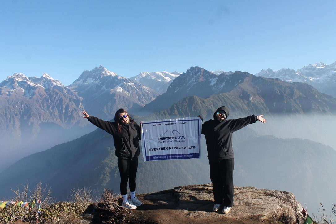 Himalayan mountain landscape for Bhutan travel
